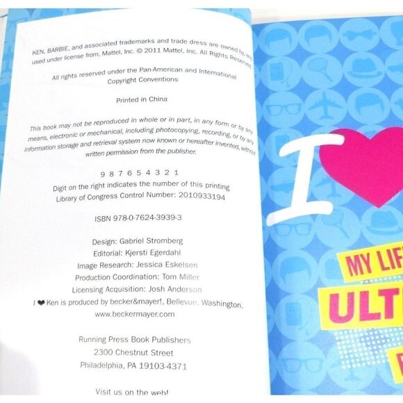 BARBIE I Love Ken Ultimate Boyfriend AUTOGRAPHED TO LISA paperback book JEF BECK - Picture 4 of 7